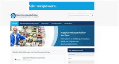 Desktop Screenshot of maschinenbautechniker.eu